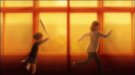 夕陽下追逐.gif