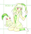 Chikorita Gijinka by RoCkBaT.jpg