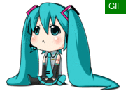 可可愛愛的困miku